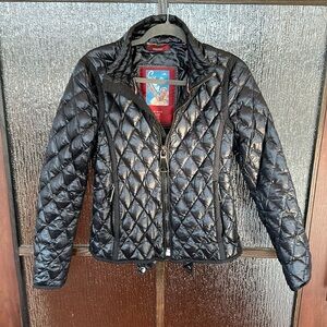 Authier Italian puffer jacket with removable hood Black Italian 42 or US size 6